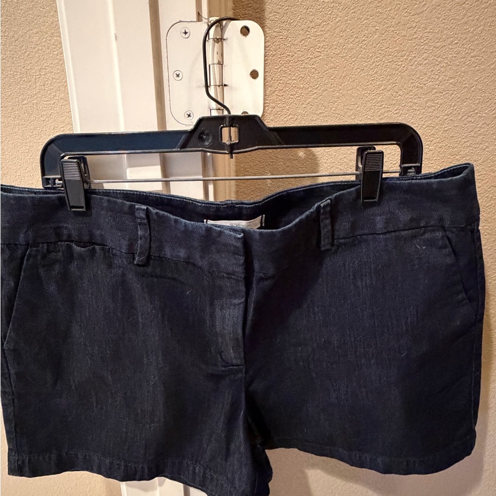 LOFT Dark Blue Jean Shorts
